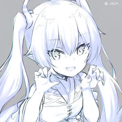 This is a pixiv picture whose title is 【落書き】香桃紅.