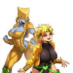 This is a pixiv picture whose title is DIO & The World.