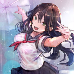 This is a pixiv picture whose title is 大濡れ.