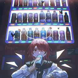 This is a pixiv picture whose title is 夜.