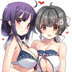 This is a pixiv picture whose title is Wくじらちゃん.