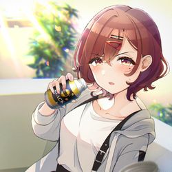 This is a pixiv picture whose title is 樋口円香☕️.