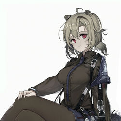 This is a pixiv picture whose title is 苦艾.
