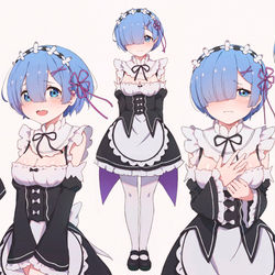 This is a pixiv picture whose title is レム.