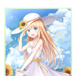 This is a pixiv picture whose title is ひまわり.