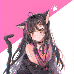 This is a pixiv picture whose title is ↀᴥↀ.