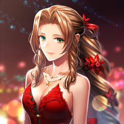 This is a pixiv picture whose title is エアリス.
