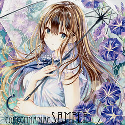 This is a pixiv picture whose title is 明日、朝顔の前で　(アナログ).