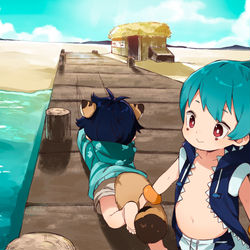 This is a pixiv picture whose title is A day at the beach!!.