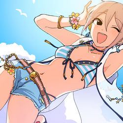 This is a pixiv picture whose title is 夏.