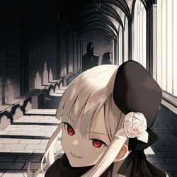 This is a pixiv picture whose title is 時計塔.