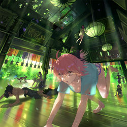 This is a pixiv picture whose title is 無題.