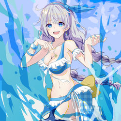 This is a pixiv picture whose title is 泳装琪亚娜.