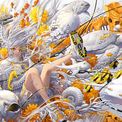 This is a pixiv picture whose title is 深界.
