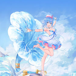 This is a pixiv picture whose title is Echoes of the Sea.