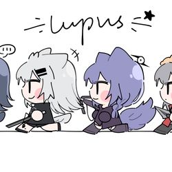 This is a pixiv picture whose title is 🐺.