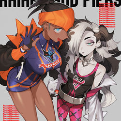 This is a pixiv picture whose title is ガラルのおねえさん.