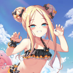 This is a pixiv picture whose title is 水着アビーちゃん.