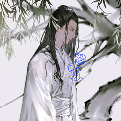 This is a pixiv picture whose title is white.