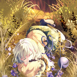 This is a pixiv picture whose title is 私は母なる大地に還る.