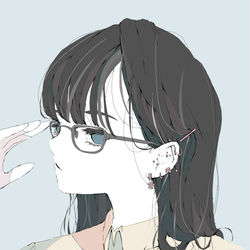 This is a pixiv picture whose title is 地味な子だけど意外とピアスごりごり。.