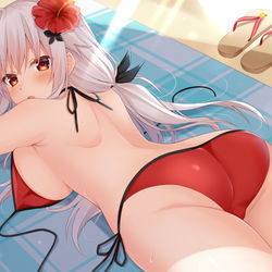This is a pixiv picture whose title is 「...早く塗んなさいよ」.