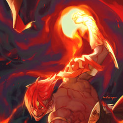 This is a pixiv picture whose title is スダルシャンチャクラ――！.