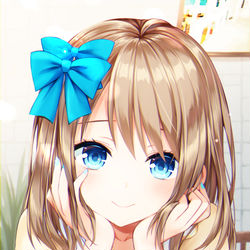 This is a pixiv picture whose title is カフェデートwithうちの子セミロング.