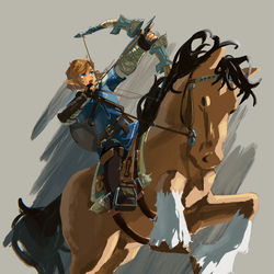 This is a pixiv picture whose title is BotW まとめた.