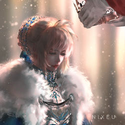 This is a pixiv picture whose title is C R O W N.