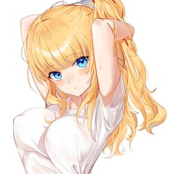 This is a pixiv picture whose title is 暑いね♥.