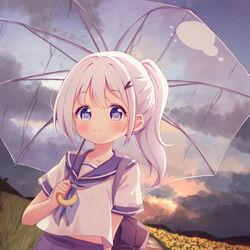 This is a pixiv picture whose title is :(.