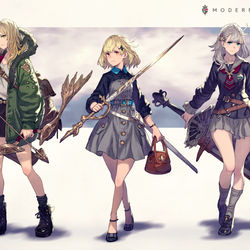 This is a pixiv picture whose title is 現代＋ファンタジー　まとめ.