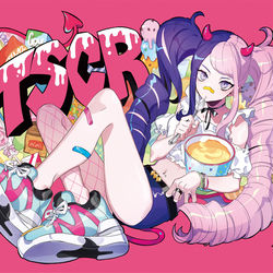 This is a pixiv picture whose title is バケツアイスガール.