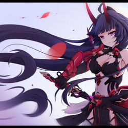 This is a pixiv picture whose title is 雷之律者.