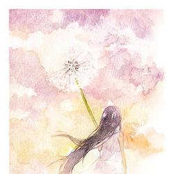 This is a pixiv picture whose title is たんぽぽひめ.