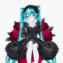 This is a pixiv picture whose title is ミクさん.