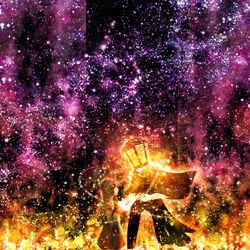 This is a pixiv picture whose title is 唯一の灯.