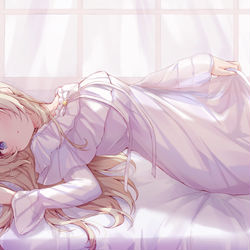 This is a pixiv picture whose title is good night.