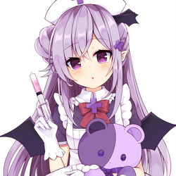 This is a pixiv picture whose title is ナースあきゅまちゃん.