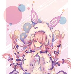This is a pixiv picture whose title is −.