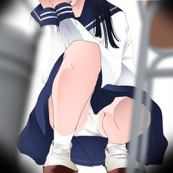 This is a pixiv picture whose title is 想定外.