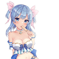 This is a pixiv picture whose title is 水着レナちゃん.