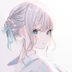 This is a pixiv picture whose title is 浴衣.