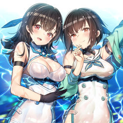 This is a pixiv picture whose title is 愛宕&高雄.