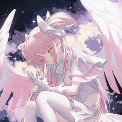 This is a pixiv picture whose title is madoka.