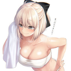 This is a pixiv picture whose title is 沖田さん.