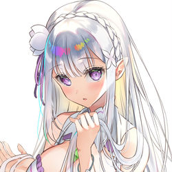 This is a pixiv picture whose title is らくがきエミリア.