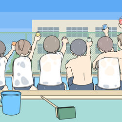 This is a pixiv picture whose title is 毎日が青春.