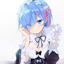 This is a pixiv picture whose title is レムちゃん.